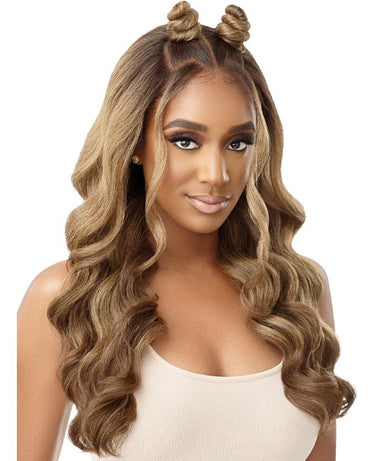 OUTRE LACE FRONT SYNTHETIC WIG PERFECT HAIR LINE 13X5 - KLAIR, FRONT STYLED